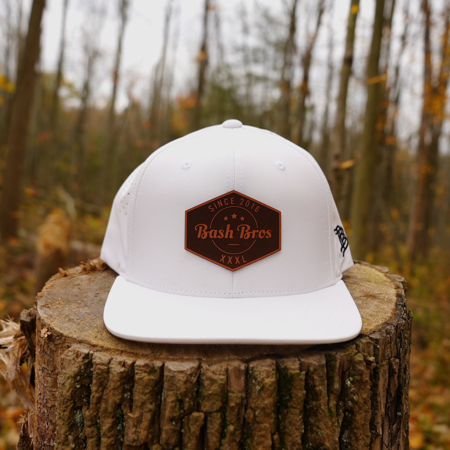 White Bash Performance Flat Hat